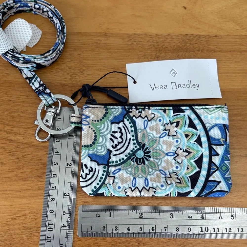 Vera Bradley Sketched Medallion Zip ID and Lanyard NWT - Picture 4 of 6